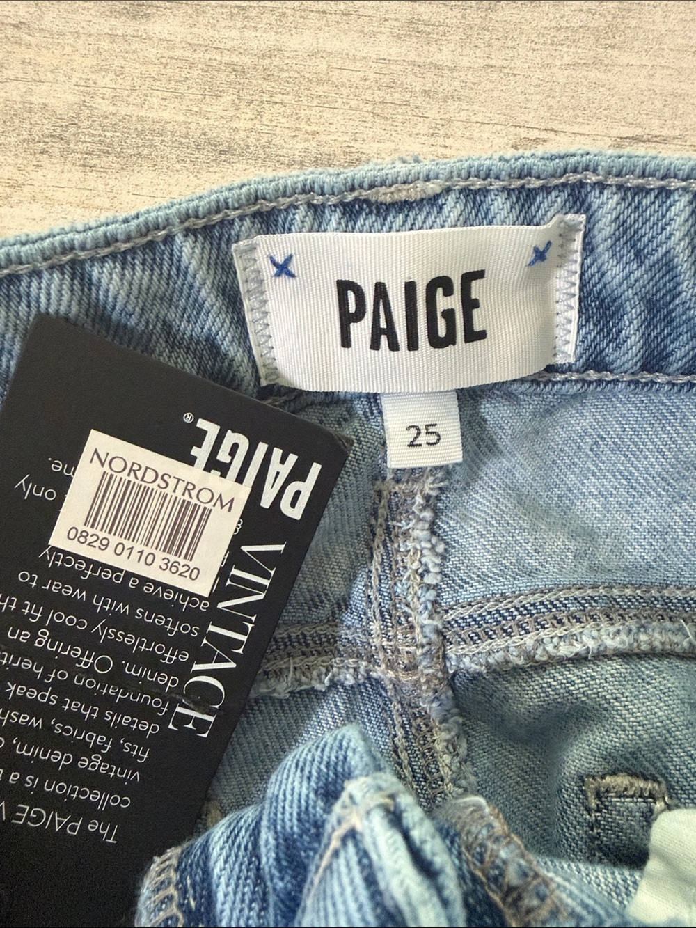 PAIGE Noella Jive Ankle Straight Jean Size 25 NWT - Picture 2 of 13
